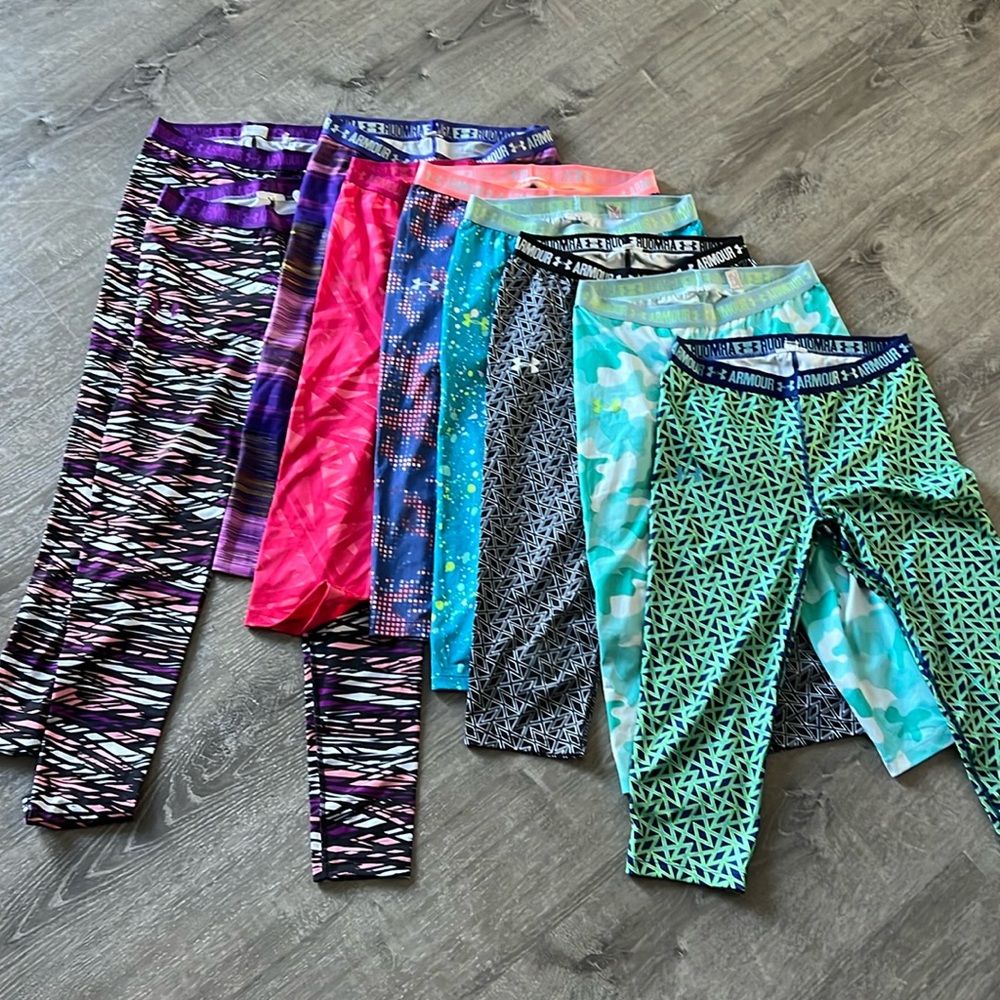 COPY - Girls under armour leggings mix YXL and YL. All for $20